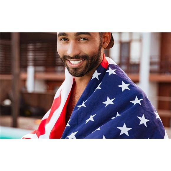 Beach Towels American Flag Soft Towel 40”x60” SZ XL 2 Piece Set Super Absorbent - Picture 5 of 6
